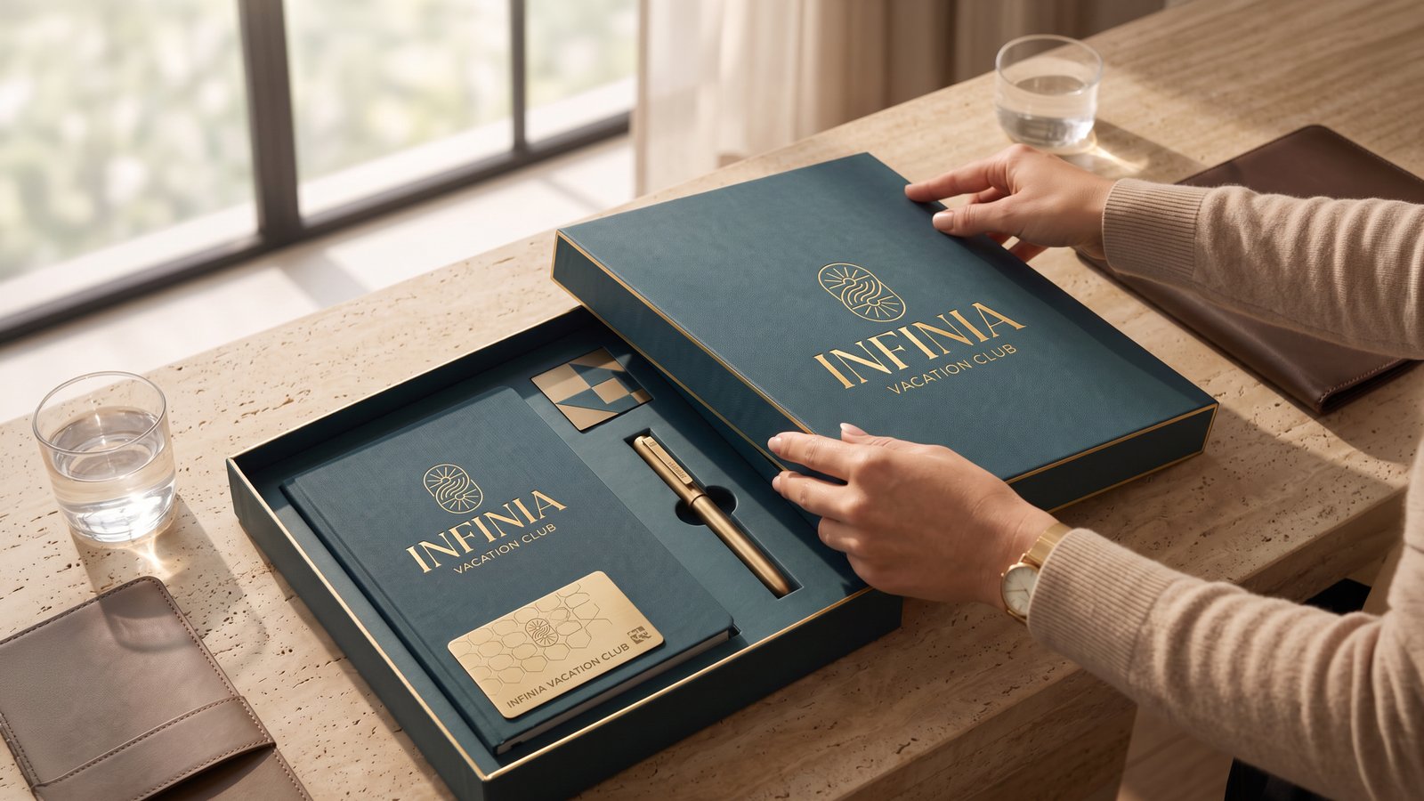 infinia vacation club — A confident visual identity for a resort on the Belek coastline.